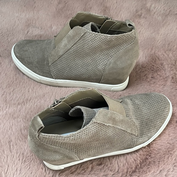 Zip Up Wedge Hipster Hippie Artsy Chic Glam Party Streetwear Hip Sneaker Heels - Picture 2 of 8